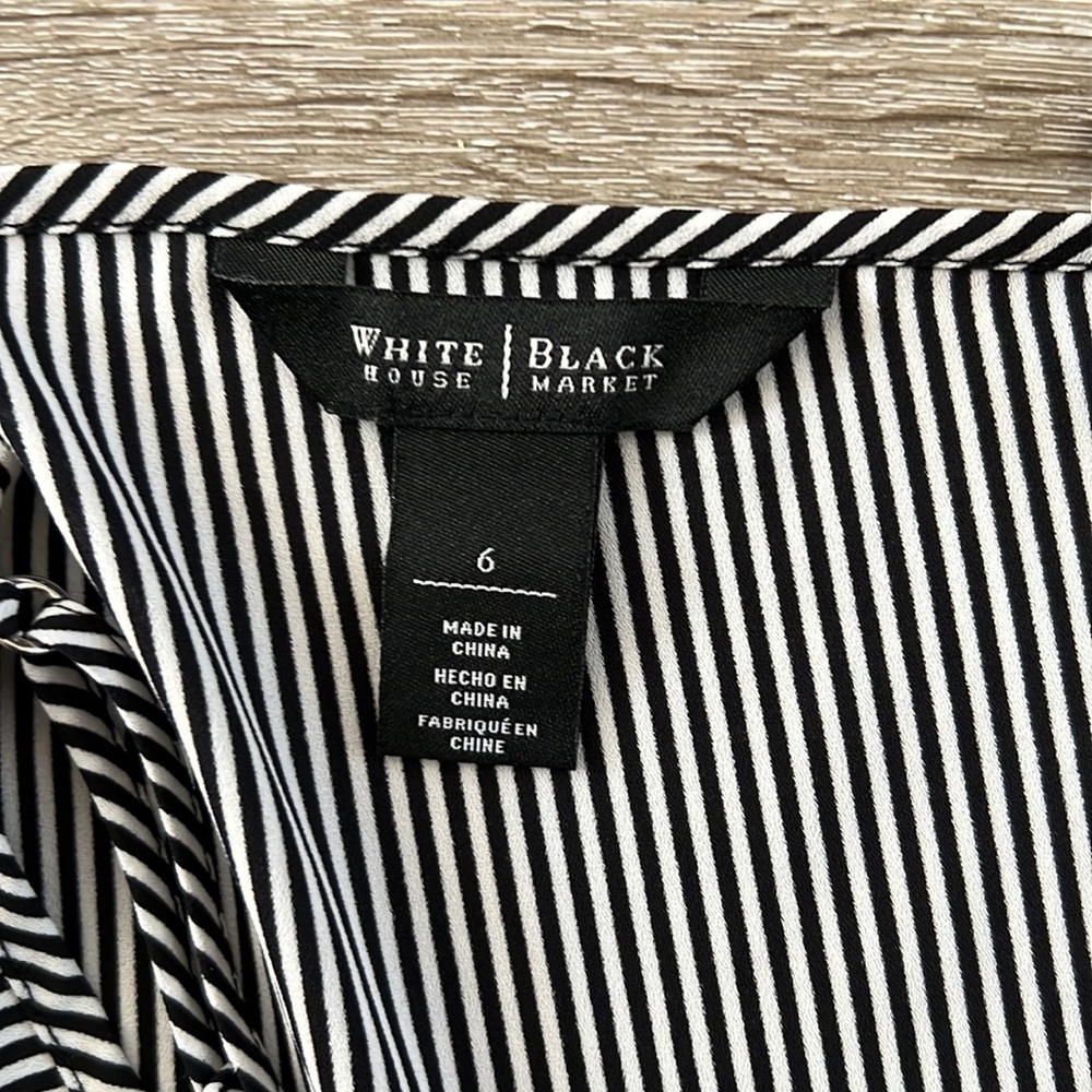 Black and white slip dress. Size 6 - Picture 2 of 2